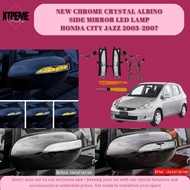 XTREME AUTO HONDA CITY JAZZ 2003-2007 CAR NEW CHROME CRYSTAL ALBINO SIDE MIRROR LE DLAMP ACCESSORIES