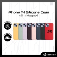 Magnetic Liquid Silicone Casing for iPhone 14 14 Pro Max 14 Plus silicone casing magnet