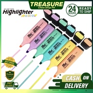 6PCS - B&E Highlighter Pen Assorted Pastel Color
