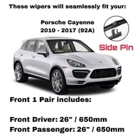 Wiper Porsche Cayenne 911 /986/ 981/ 987 Cayenne 9PA Facelift /92A /9YA/9YB OEM  Wiper Blade Germany