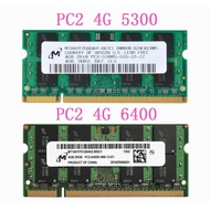 RAM MIcron 4GB 2Rx8 PC2 5300S 6400S DDR2 667Mhz 800Mhz SO-DIMM notebook RAM memory