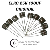 Elco 100uf 25v 25V 100UF 10 pcs