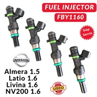 Fuel Injector FBY1160 Fit For Nissan Almera Latio Livina NV200 1.5 1.6