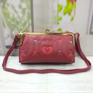 Tas Selempang HP Wanita Motif Bordir Tas handphone wanita tipis tali panjang terbaru