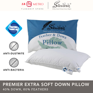 Snowdown Premier Extra Soft Down Pillow | 60% Down, 40% Feathers