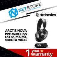STEELSERIES ARCTIS NOVA PRO WIRELESS FOR PC, PS5/PS4, SWITCH &amp; MOBILE - 61520