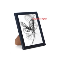 8R (20x25 cm) Minimalist Black Photo Frame Black/
