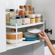 [In Stock] Multi-function Adjustable Kitchen Rack Unitsretractable Metal Rack Microwave Shelf Spice 