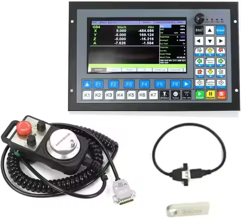 5 Axis DDCS Expert CNC Controller System Offline Stand Alone Stepper Motor Driver Motion Control 100