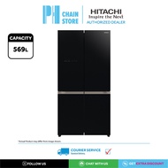 HITACHI R-WB640VM0 R-WB700VM2 GBK 569L - 645L NET 4-DOOR INVERTER BOTTOM FREEZER FRIDGE / REFRIGERAT