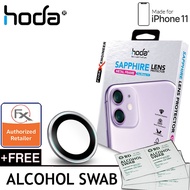 Hoda Sapphire Lens Protector for iPhone 11 - 2 pcs ( Silver ) + FREE 1pcs alchohol swab