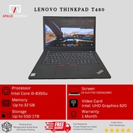 Laptop Lenovo Thinkpad T480 Core i5 - Gen 8 SSD- Second Murah dan Bergaransi