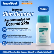 SCHULKE Esemtan Skin Cleanser 100ml Travel Size With Allantoin Suitable For All Skin Type &amp; Eczema Skin pH Balance