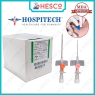 Branula IV Catheter Cannula with Injection Valve 100pcs Kateter IV — 14G 16G 18G 20G 22G 24G Medical
