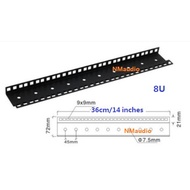 Giwu 8U Rail Rack 14 Inches Flight Case Tour Case Assembly Road Shockmount Amplifier Rack Cabinet