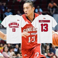 PBA T-Shirt Jersey - Jayjay Helterbrand - Barangay Ginebra