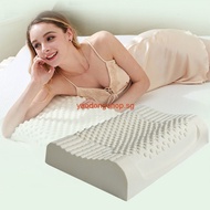 ❤Hot Sale❤ Thailand Natural Latex Orthopedic Massage Pillow Neck Cervical Spine Protected Remedial Big Vertebrae Pillow