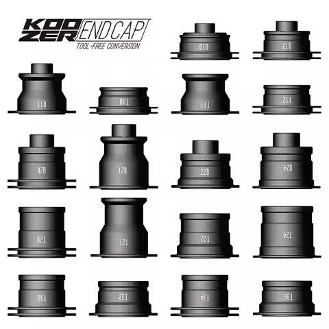 Koozer Hub Endcap 23 New XM490 460 450 Repair Parts 5x100 9x100 10x135 QR 15x100 12x142mm THRU 12x13