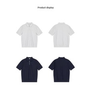 HAZZYS HAZZYS Korean Version 2026 Spring Summer Commuter Men's Lapel T-Shirt Fashionable All-Match T