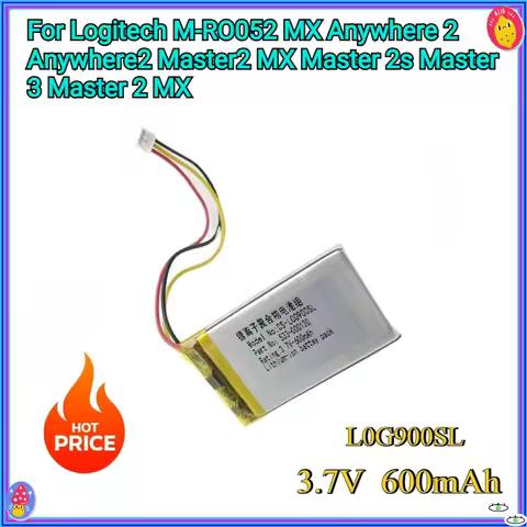New Rechargeable Portable Battery For Logitech M-RO052 MX Anywhere 2 Anywhere2 Master2 MX Master 2s