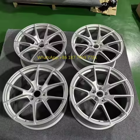 18 19 20 21 22 Silver VS-5RS Light Weight Forged 5x120 5x112 5x130 Car Wheels for - Model X Upgrade