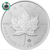 Koin Perak 2016 Maple Canada Silver Maple 1 oz Silver Coin