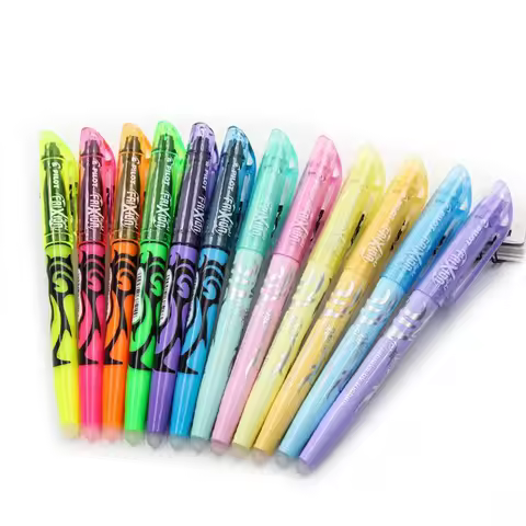 Colored Japan Pilot SW-FL Frixion Erasable Highlighter Pen Fluorescent Markers Kawaii Pastel Highlig