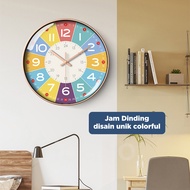 Inaso Jam Dinding 3D Aesthetic Jam Dinding Analog Diameter 20/30cm Kekinian Koleksi Pajangan Dekoras