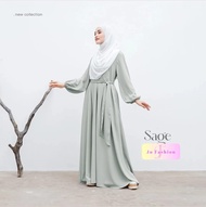 Gamis Amara Terbaru Crinkle Airflow Premium Basic Dress M L XL XXL Busui / Dres Crinkle tunangan Kom