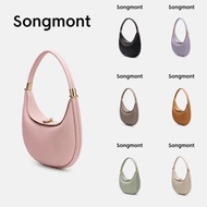 Songmont Songyue series monthly curved bag, designer crescent bag, commuting single shoulder underarm bag, crescent single shoulder bag