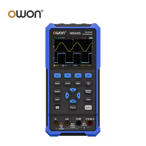 OWON HDS242S HDS272S HDS2102S HDS2202S Handheld Digital Oscilloscope 200MHz 1GSa/s 2CH+1CH Generator