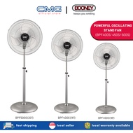 Booney Stand Fan 16"/ 18"/ 20" Powerful Oscillating Air Circulator Aluminum Fan - BPF400F| BPF450S |