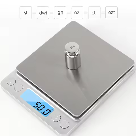 3000g 0.1g Electronic Scale LCD Display Mini Digital Jewelry 3kg Weighing Scale kitchen Scales Balan
