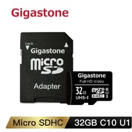 Gigastone 32GB microSDHC UHS-I U1 Memory Card (With Transfer Card)