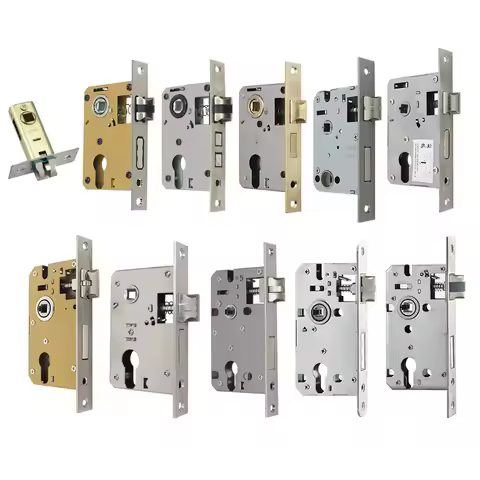 Smart fingerprint lock body special mortise smart lock 5050 125mm-240mm 2585-7085mm 5572 6072 300*60
