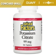 Natural Factors Potassium Citrate Healthy Muscle Function 99 mg 90 Tablets | CPM