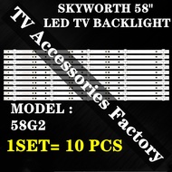 NEW 10PCS 58G2 SKYWORTH 58" LED TV BACKLIGHT(LAMP TV) SKYWORTH 58 INCH LED TV JL.D58051330-202AS-M V