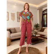 Babydoll HAP Rc Kenanga Front Button Full Nursing Fits Home Mix