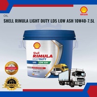 Shell Rimula Light Duty LD5 Low Ash 10W40-7.5L
