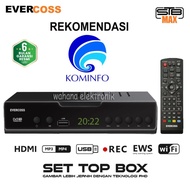 Terbaik EVERCOSS MAX Set Top Box TV Penerima Siaran Digital Receiver