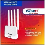 DITO Home WiFi Lite w/ 70GB Data for 30 Days 4G FREE SIM