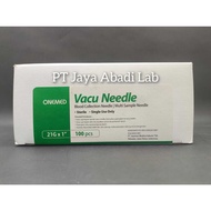 Vacu needle 21G x 1 inch, retail grains