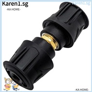 KA High pressure hose adapter, Universal Black High pressure quick connector, Water Pipe Extension Accessories Quick Connection Plastic Pressure washer quick adapter for Karcher