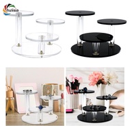 [chulisia] 3 Tier Round Acrylic Display Stand, Acrylic Displays for Action Figures, Small Jewelry, C