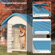 Plastic Dog House Dedicated Outdoor Waterproof Detachable Cleaning Villa Rainproof Windshield Large Cage