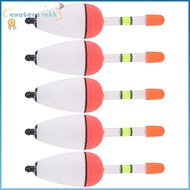 EMOTEMY 5PCS Slip Bobbers for Fishing, Lightweight Long-Cast Fish Floats, Durable EVA Foam, Multiple