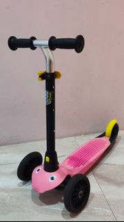 迪卡儂 3-5歲 兒童平衡學習三輪滑板車