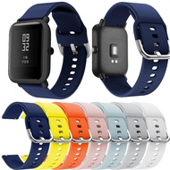 Silicone Sport Strap Xiaomi Huami Amazfit Bip Smart Watch 20MM Replacement Band Bracelet Smart Accessories