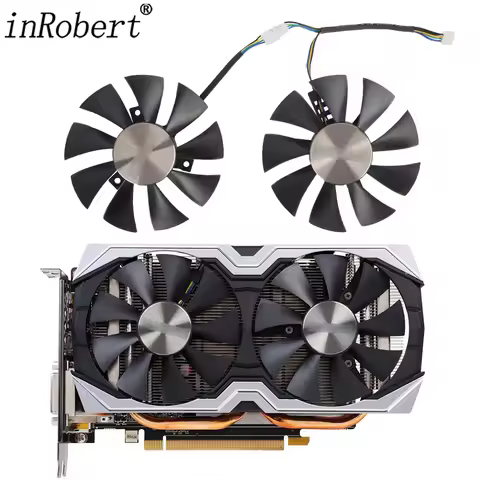 85mm GA91S2H GFY09010E12SPA 4Pin VGA Cooler Fan Replace For ZOTAC AMP 1060 6 GB GTX 1070 Mini Graphi
