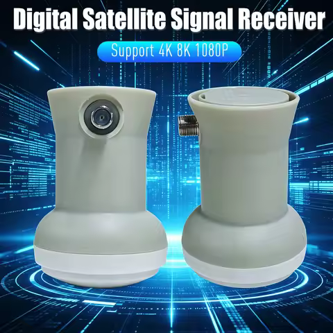 Digital Satellite Signal Receiver Single KU Band LNB 0.1db Polarized Linear Satellite Dish 4K 8K 108